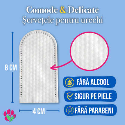 Șervețele Pentru Urechi pentru Animale De Companie